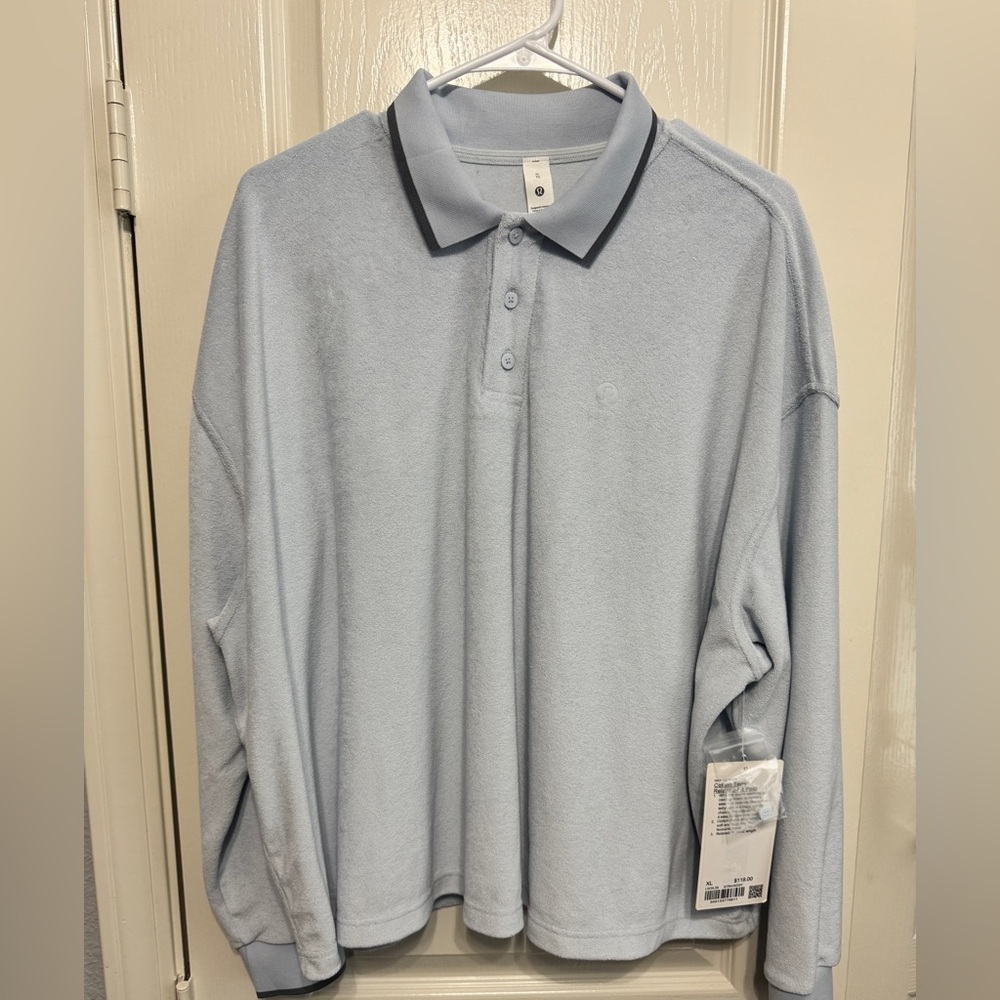 Lululemon Cotton Terry Relaxed-Fit Polo Shirt